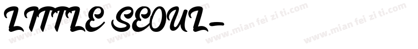 LITTLE SEOUL字体转换